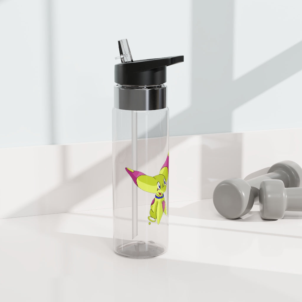 Phaff Kensington Tritan™ Sport Bottle in vibrant colors with a carabiner hook, showcasing its durable design and spill-resistant lid.